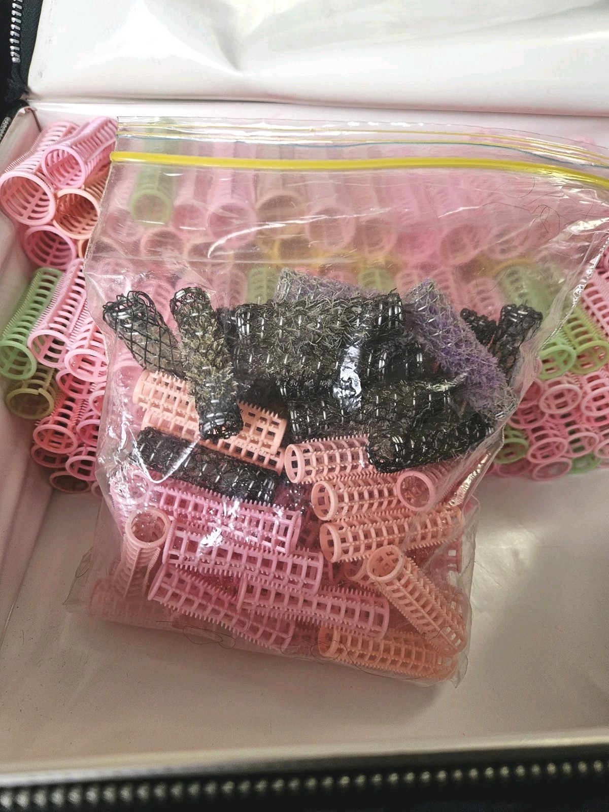 Vintage Set N Style Bobby Pins Curlers Perm Stylists Case Pin-up To Wong Foo Lot