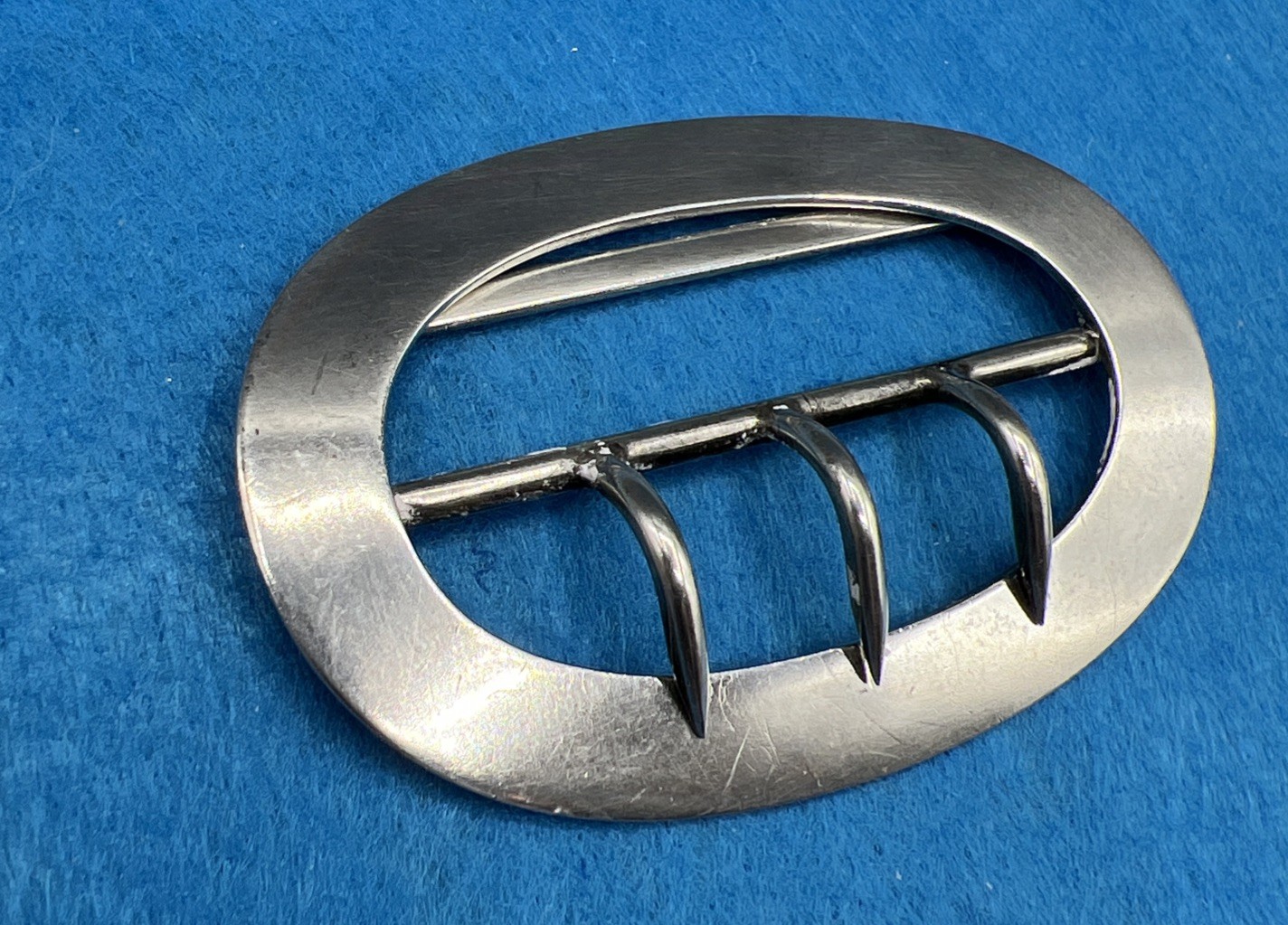 GORHAM Sterling Silver Belt Buckle circa 1894~3 inches~Vintage 37 grams