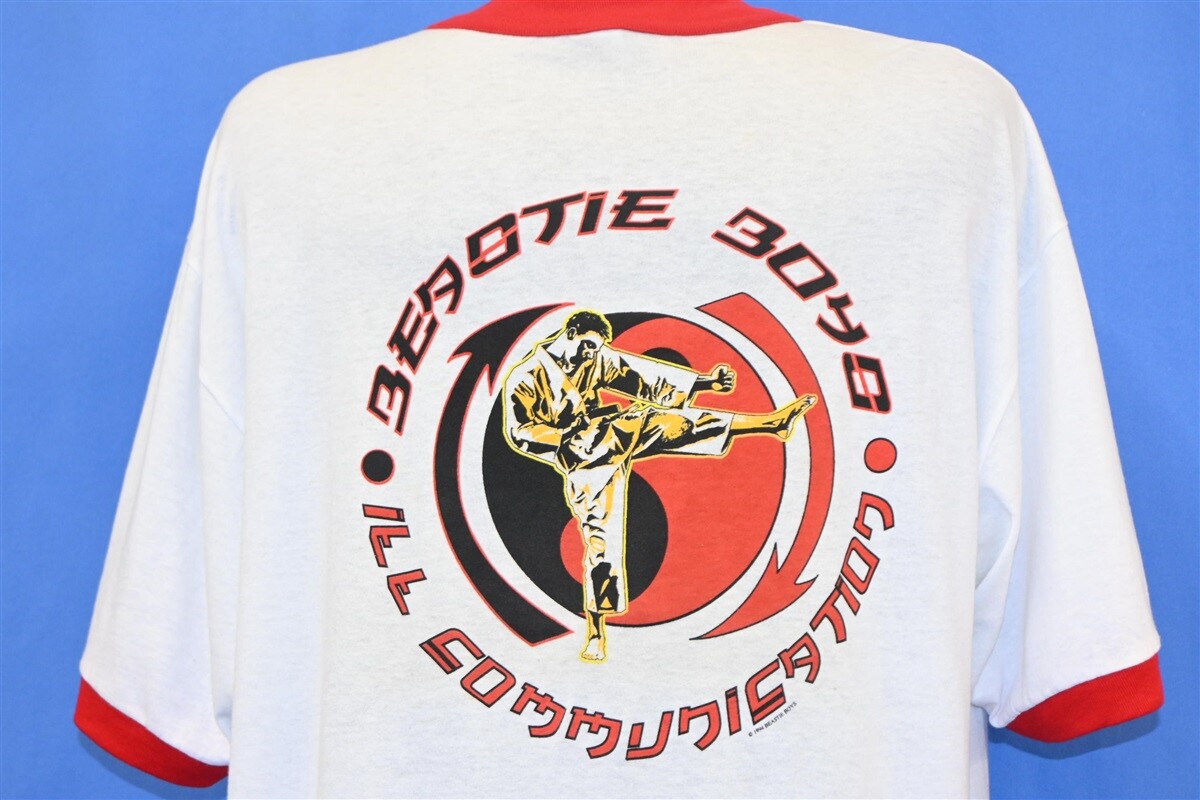vtg 90s BEASTIE BOYS ILL COMMUNICATION HIP-HOP DEADSTOCK NWT RINGER t-shirt XL