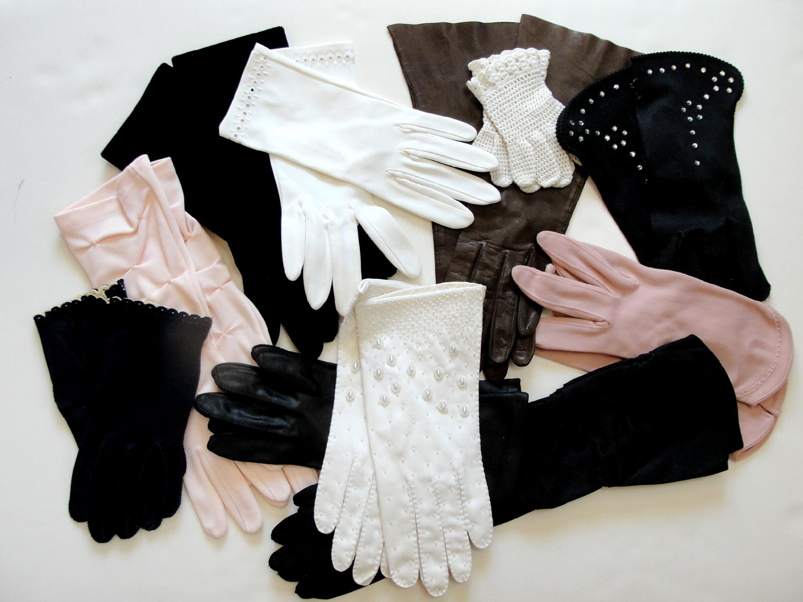 Assortment of Vintage Ladies Gloves, Collect One, Collect Them All