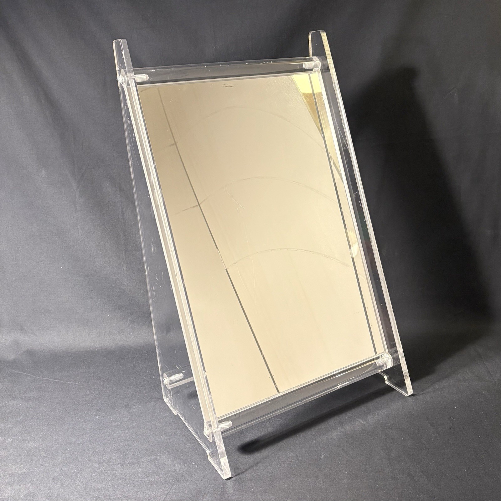 Vintage Lucite Shoe Floor Mirror