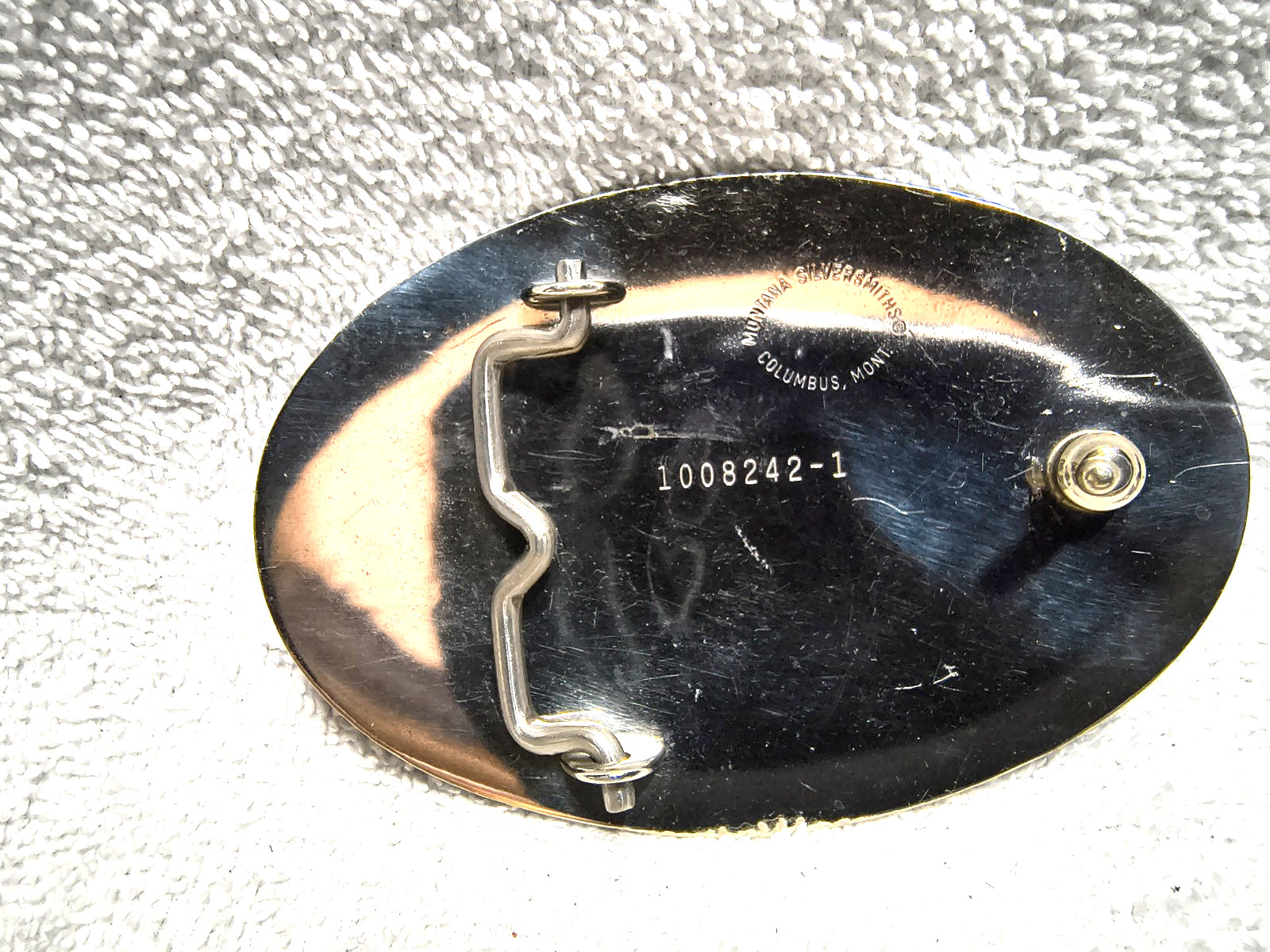 Montana Silversmiths RMI Roundup WY-MT-SD-IS Buckle Custom Bucking Bronco Great