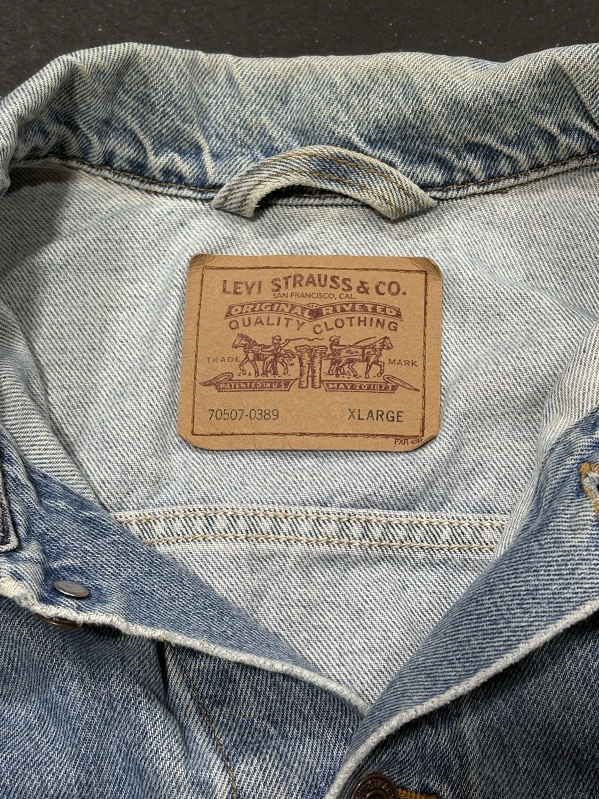 80’s Levi’s Vintage Type III Denim Jacket Light Blue Made in USA