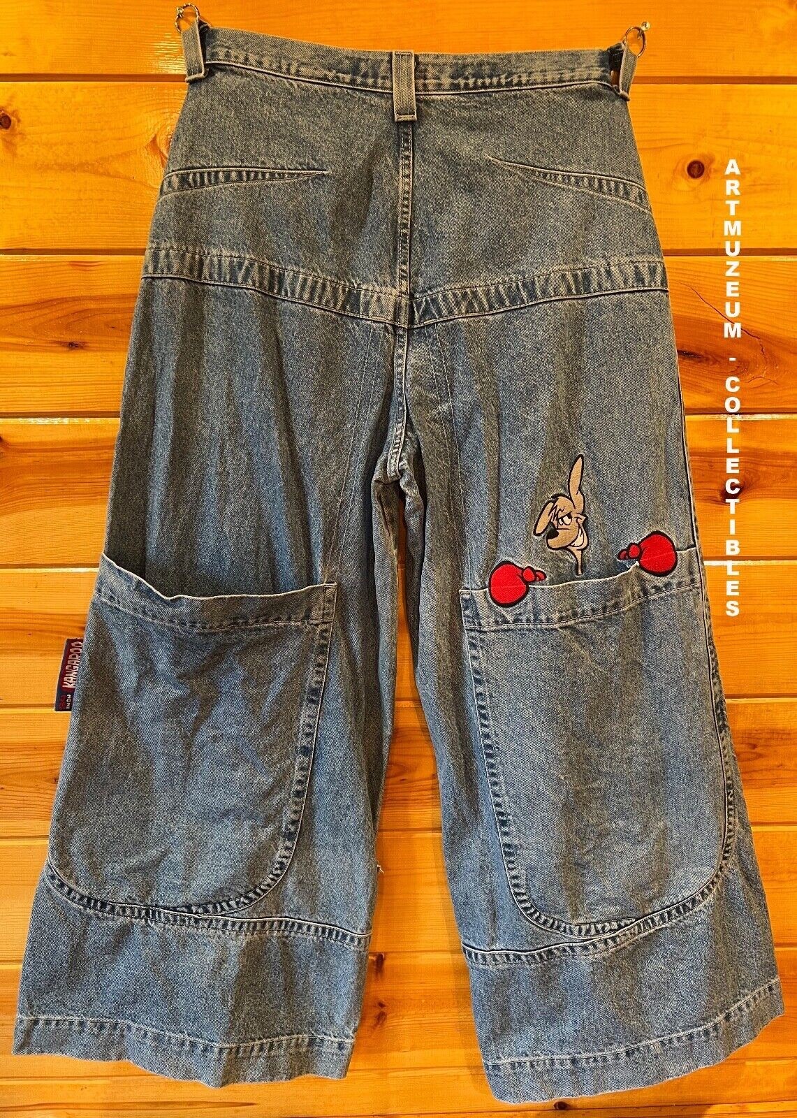 Vintage Original JNCO Kangaroo Wide Leg Jeans 34W x 32L 90’s Endangered Species