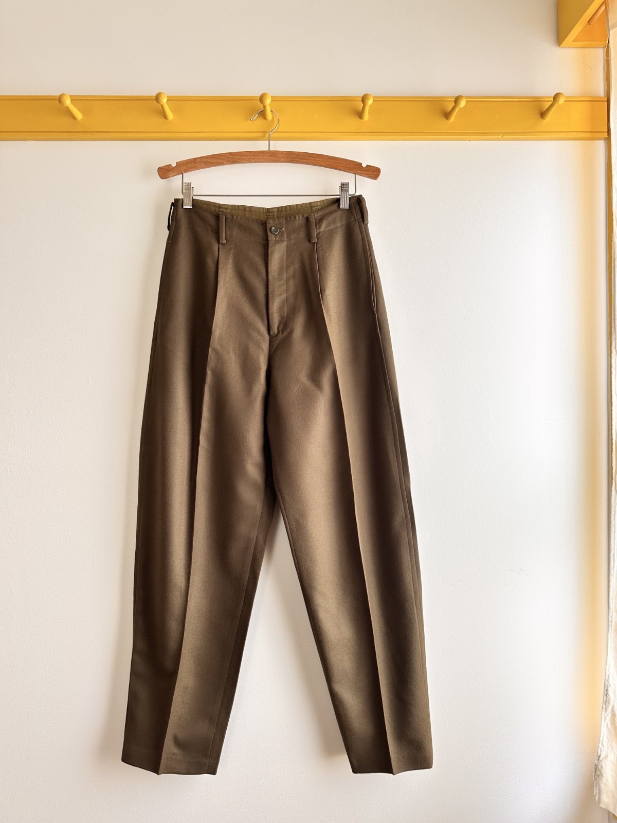 Vintage 90s HAI SPORTING GEAR x Issey Miyake wool trousers high waist mens 30