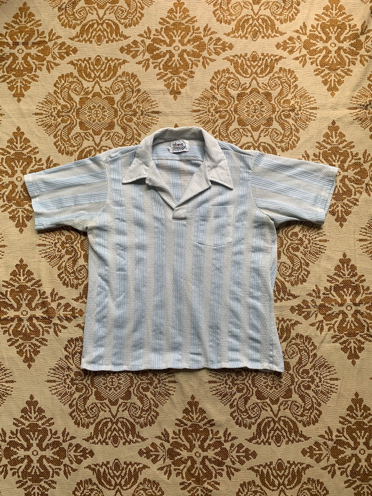 Vintage 70s Men’s L Above Average By Pennshire Mod Cocktail Shirt