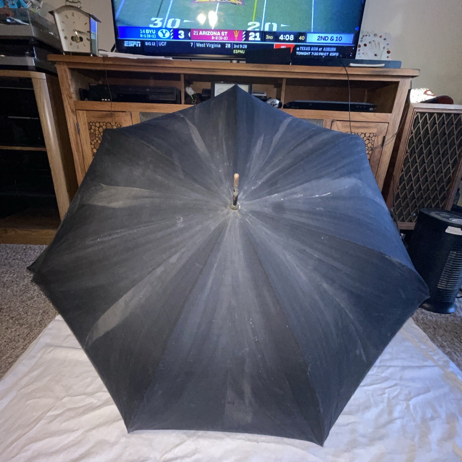 Authentic Collmer Clogg Umbrella 1910’s-30’s Functional See Pictures 42” Closed