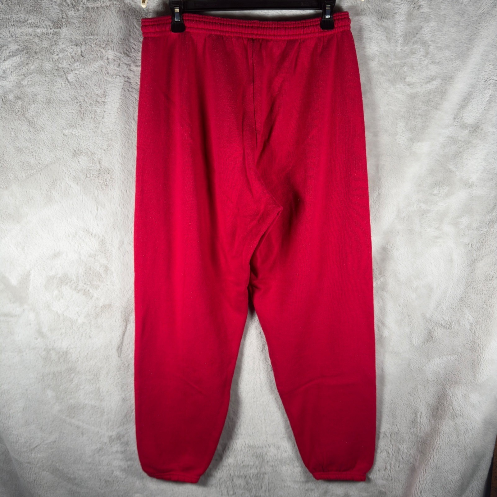 Vintage Lee Red Heavyweight Sweatpants Standard Systems Mens Large Made in USA