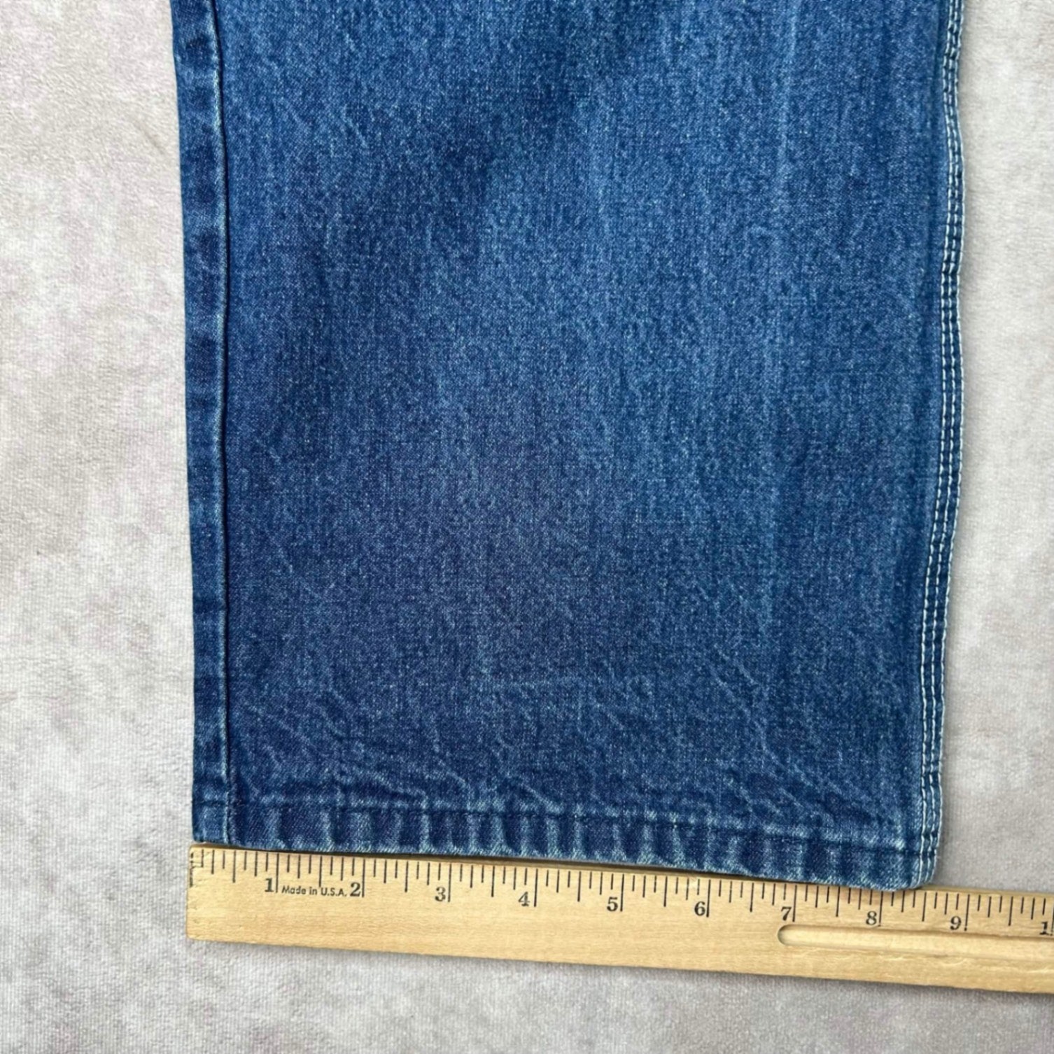 Vintage Dickies Carpenter Jeans Mens 32×32 Blue Denim Straight Leg Work Pants
