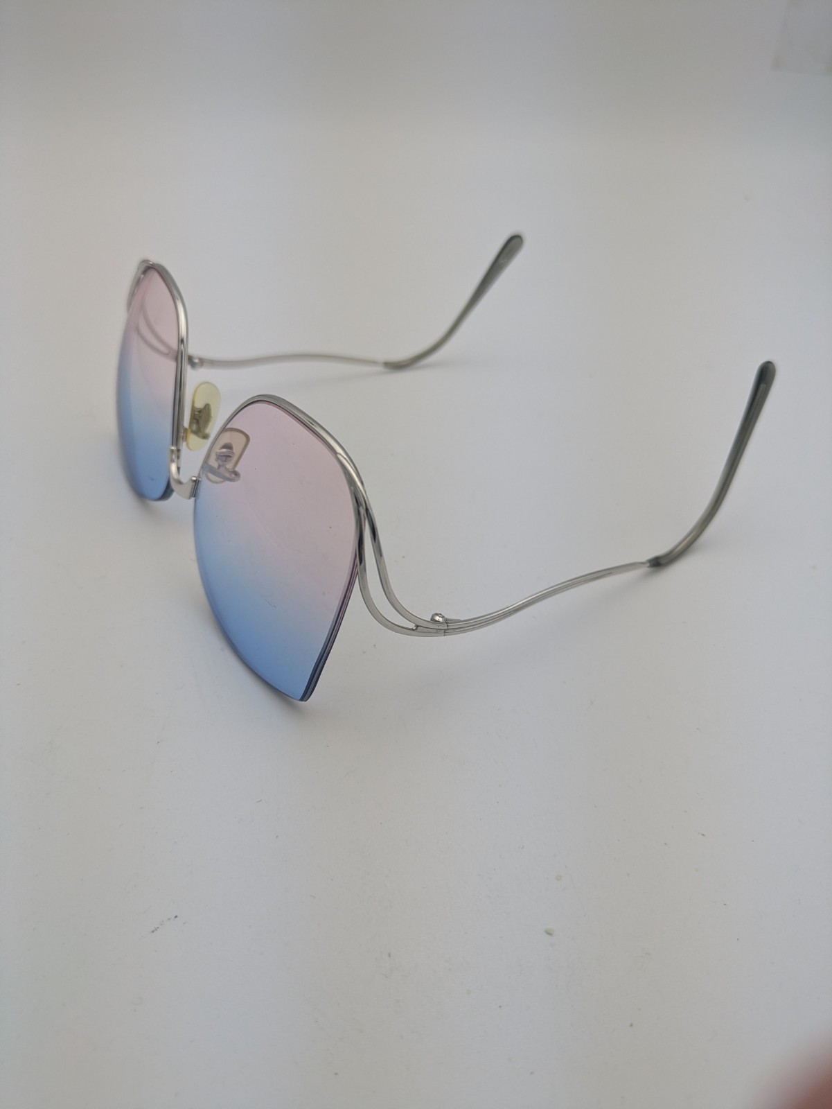 Vintage Versailles Two Tine Blue Pink 80’s Eye Glasses