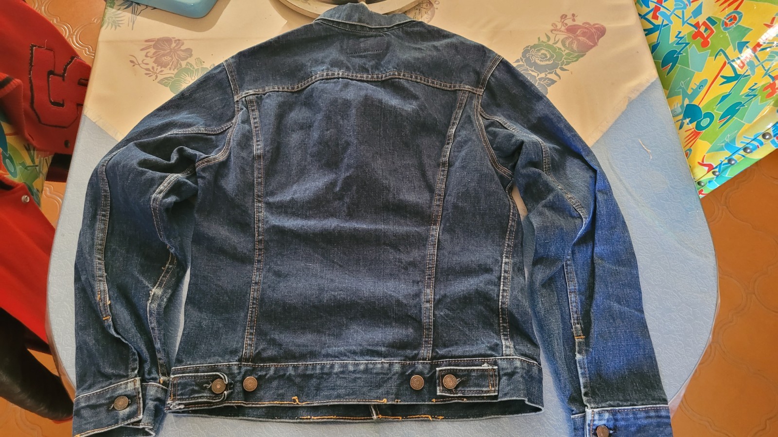 50’s 60’s BIG E LEVIS JACKET 705 05 0217 BUTTON N° 52 RARE SIZE S M 40 42 USA