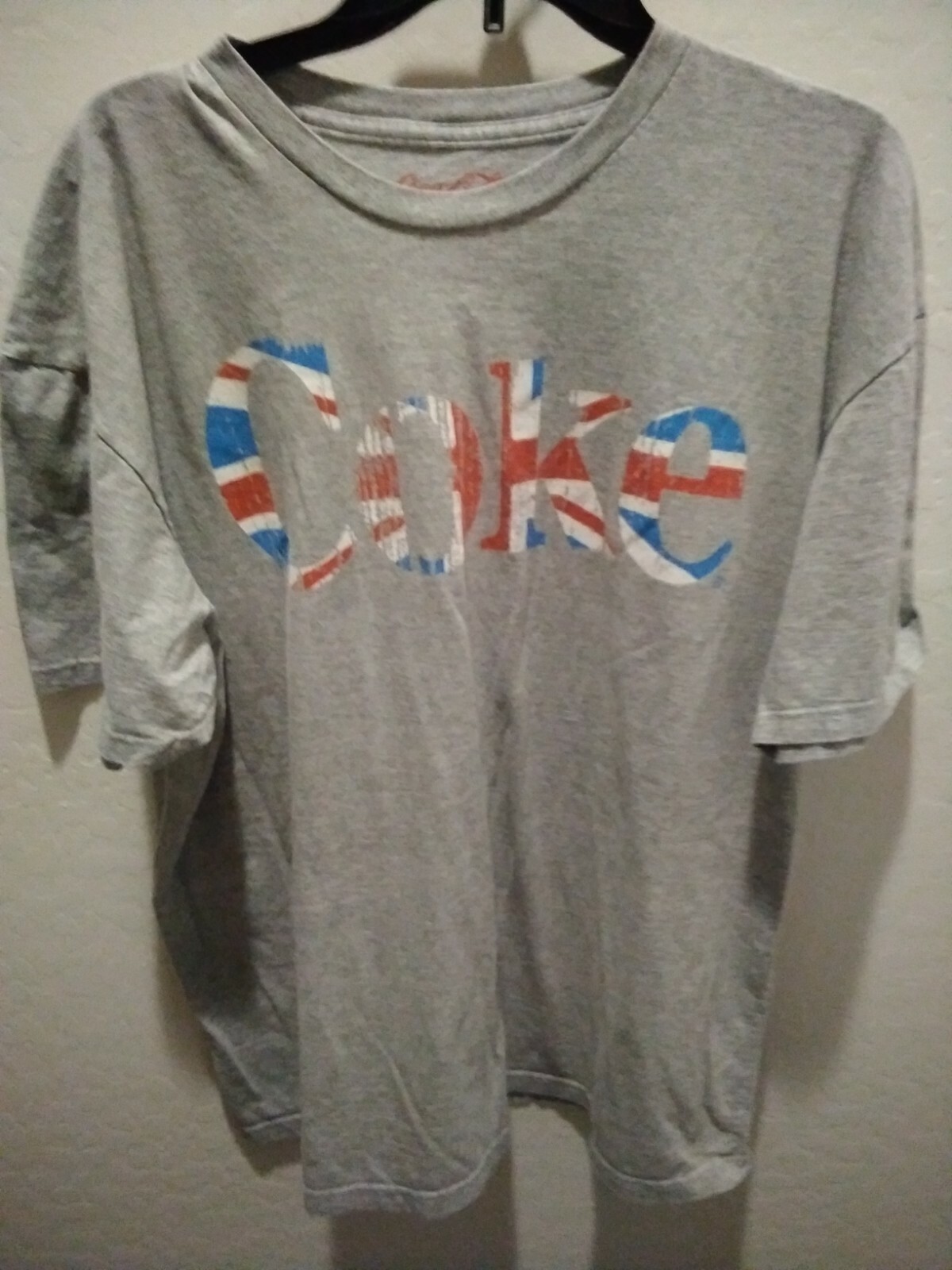 Coke Coca-Cola British flag VTG T-shirt