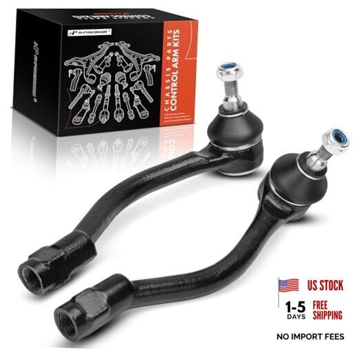 2 x Front Outer Tie Rod Ends, Compatible with Kia Forte 2014-2018, Forte Koup