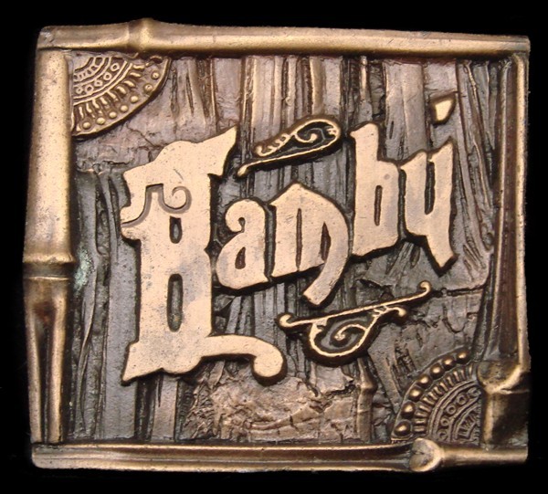 LK16164 *NOS* AWESOME VINTAGE 1975 **BAMBU ROLLING PAPERS** MARIJUANA POT BUCKLE
