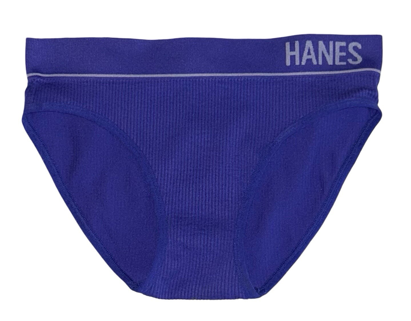 HANES Purple Ribbed Stretch Nylon Panties Womens S NOS