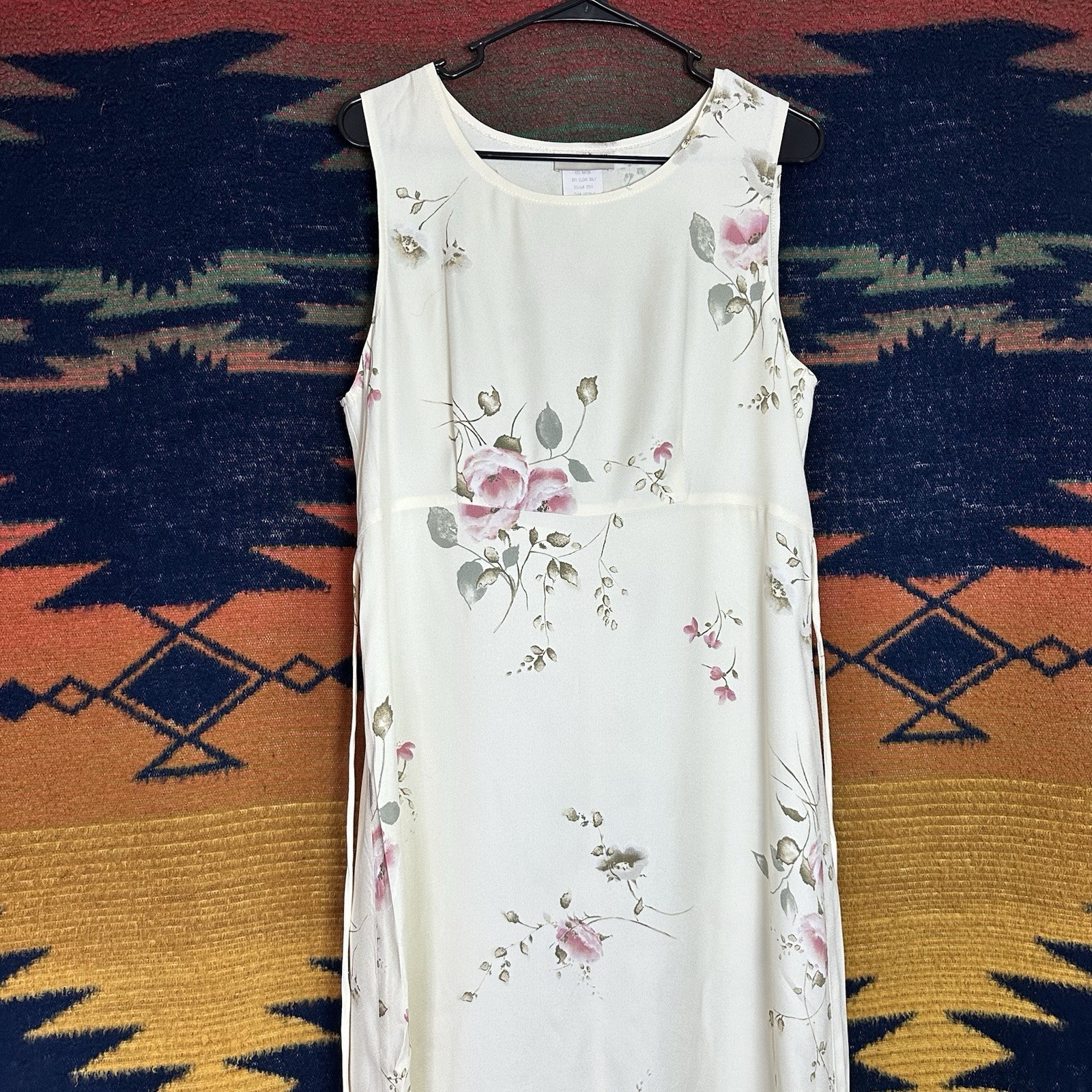 VTG 90’s Jaclyn Smith Floral Maxi 2 Piece Set With Cardigan. Plus Size 16. USA.