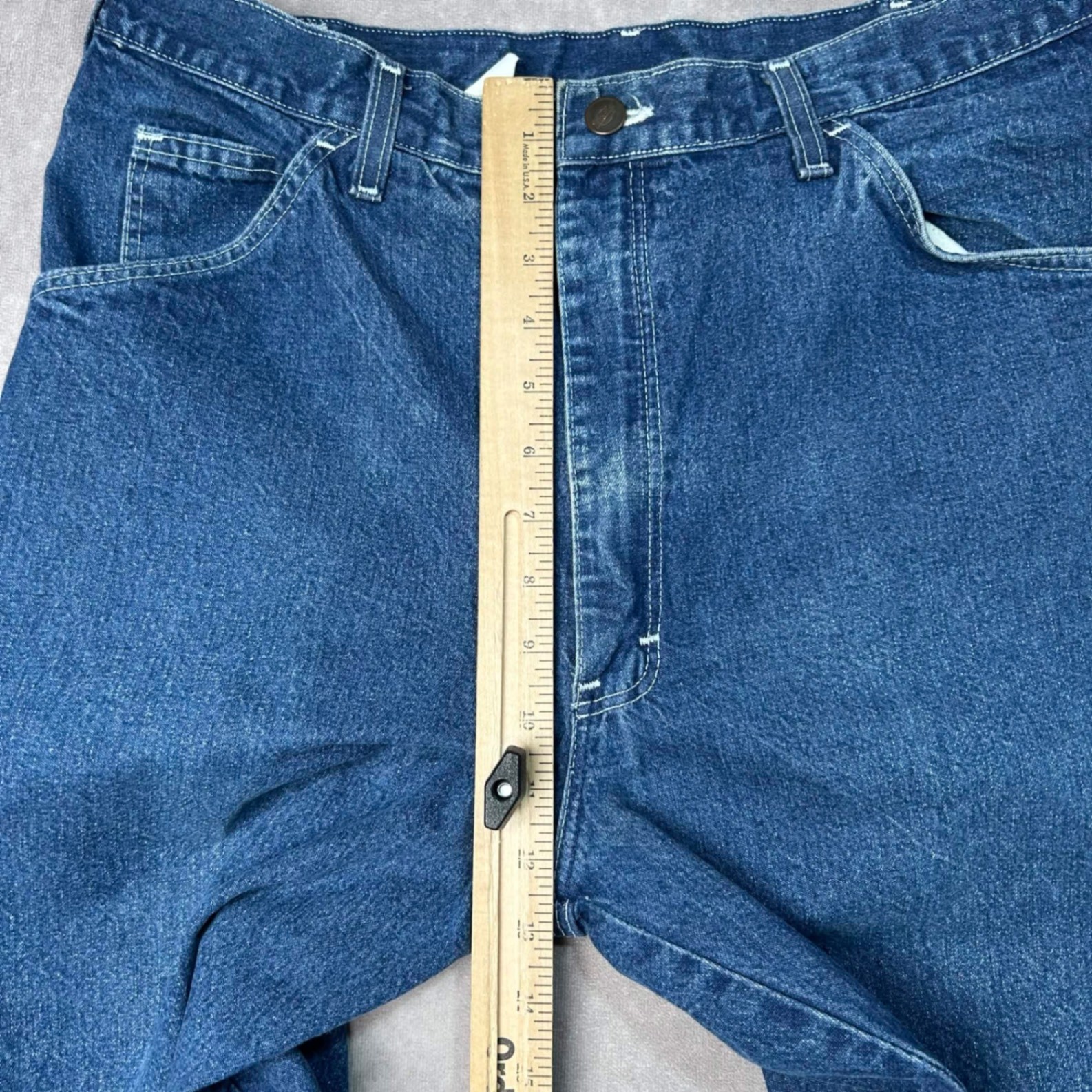 Vintage Dickies Carpenter Jeans Mens 32×32 Blue Denim Straight Leg Work Pants