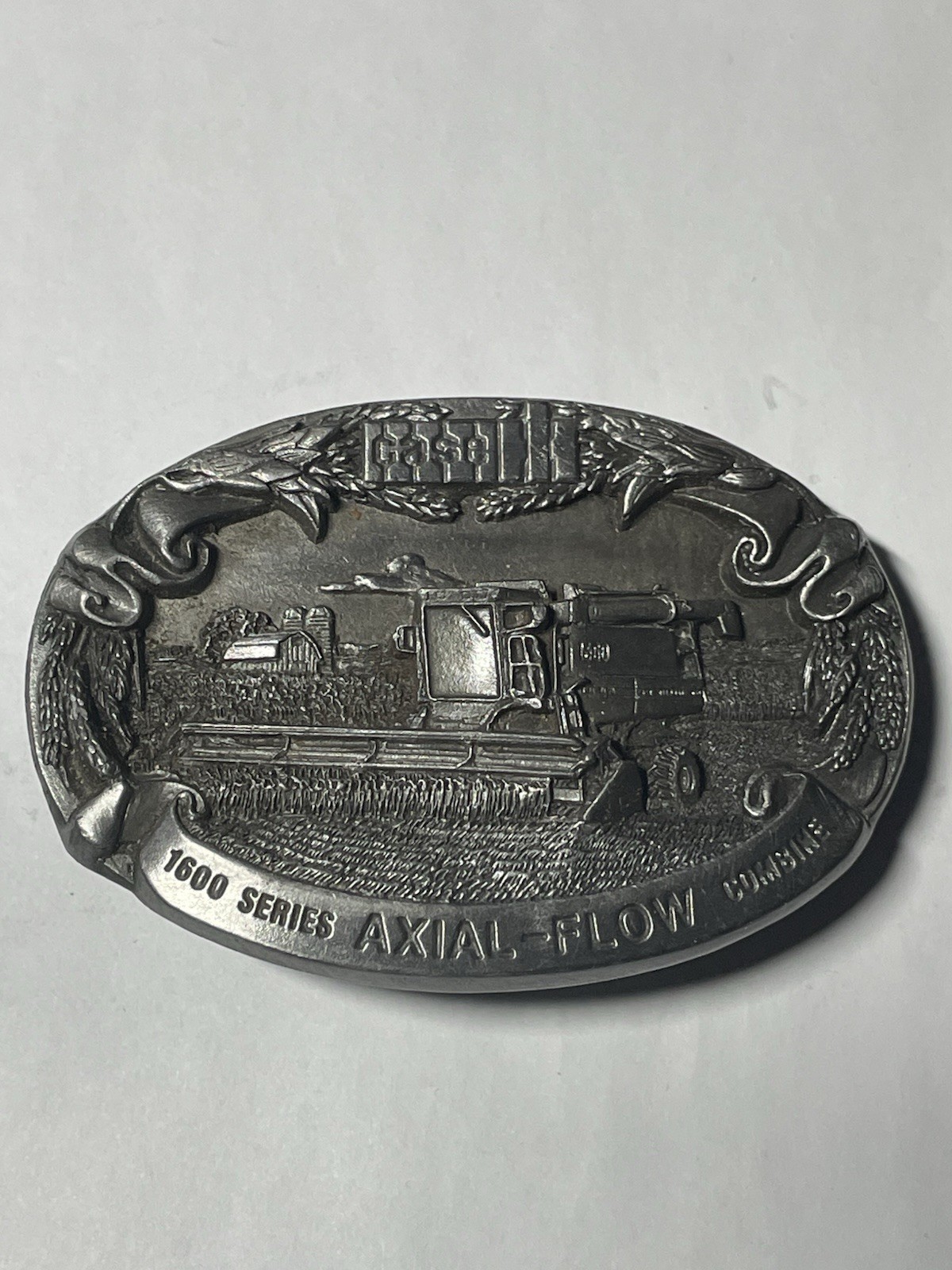 WH01131 *NOS* VINTAGE 1988 CASE 1600 SERIES AXIAL-FLOW COMBINE* BELT BUCKLE Bu9