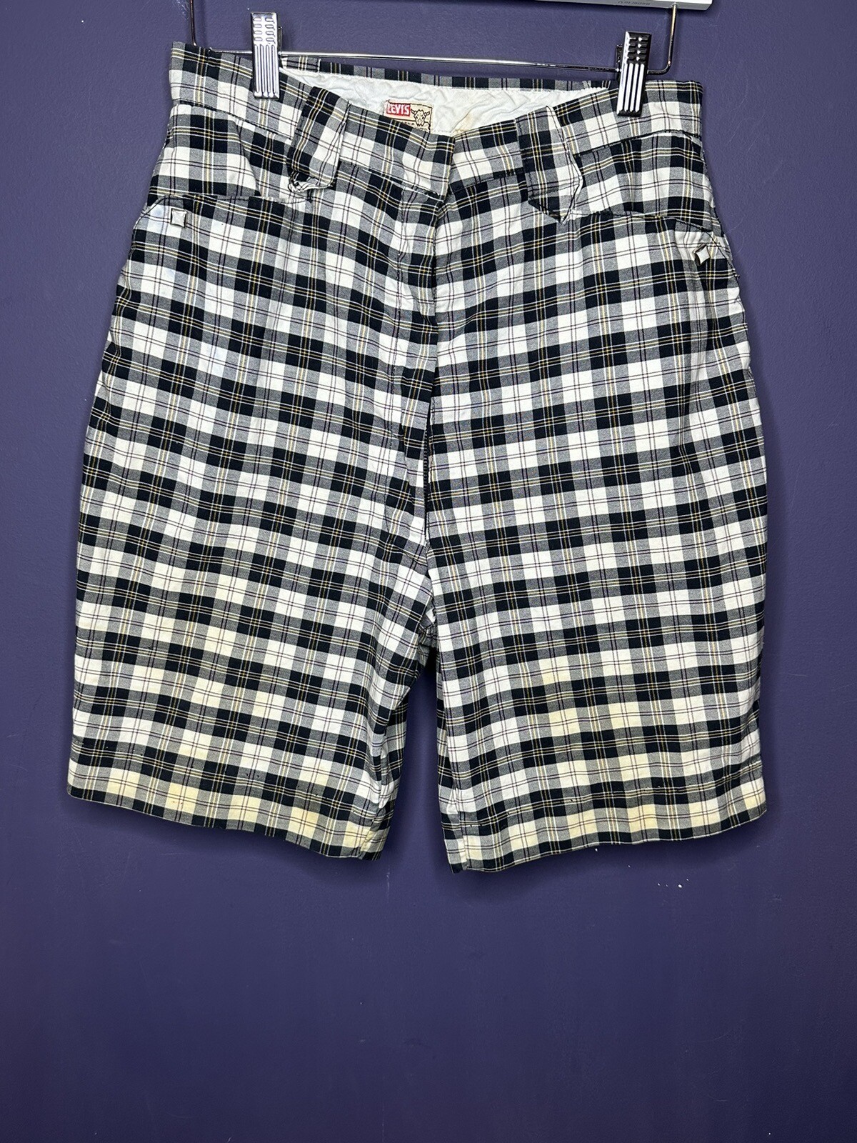 Vintage Levi’s Ranch Wear Shorts Sanfordized Vintage 50s 60s Buckle back Shorts