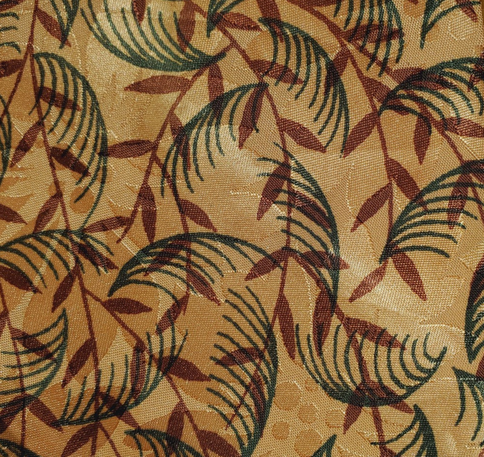 1940s 1950s ~ BOLD VINTAGE ~ THE COPLAN ~ MENS TIE ~ BROWN TAN GREEN ~ 49″