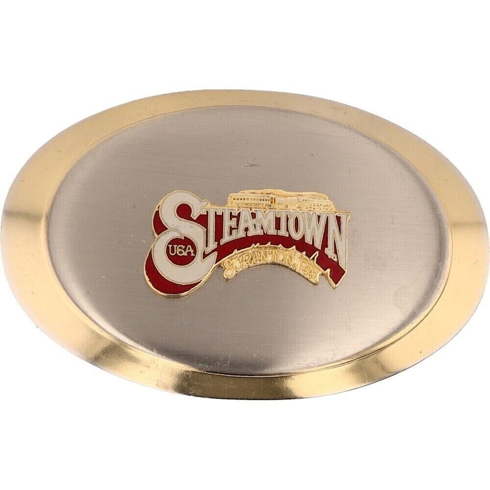 Steamtown Railroad Museum Scranton Pennsylvania Pa Train Vintage Belt Buckle