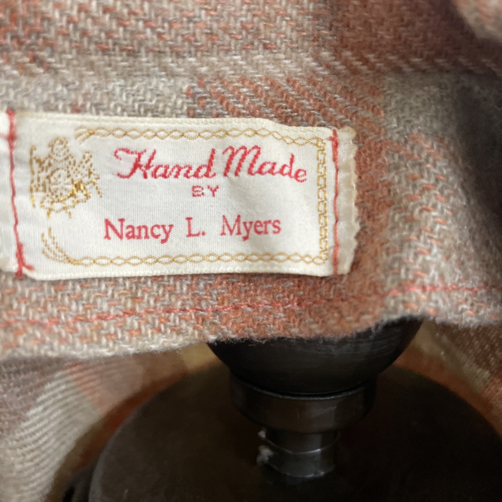 Vintage Retro 70s Blazer Handmade outfit By Nancy L Myers color Brown size M