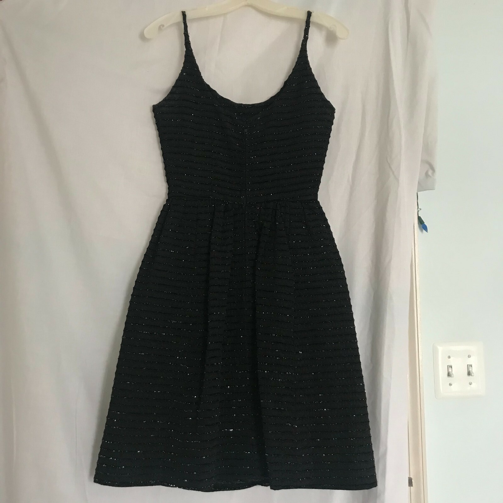 Genuine Vintage Jacques Heim by Maria Carine Black Sparkly Dress