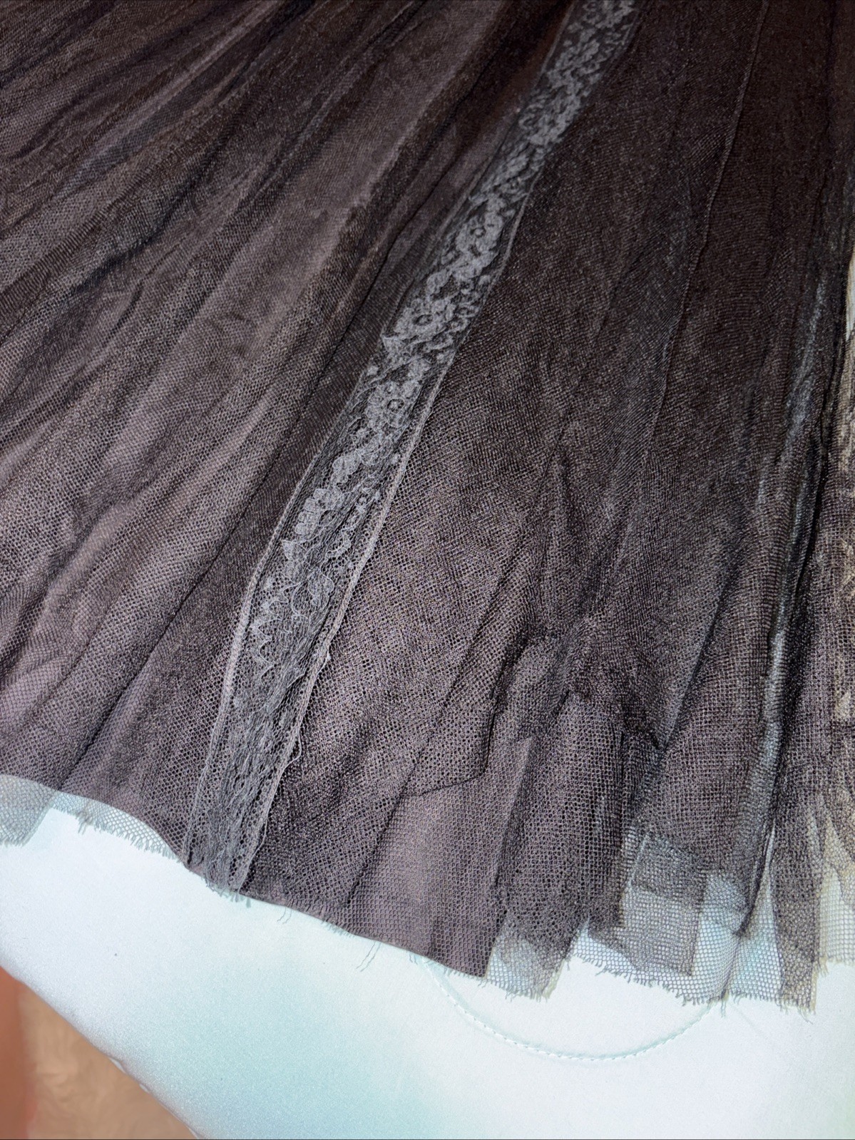 Vintage 1930s Black Twill Elegant Formal Evening Gown Size Small As Is