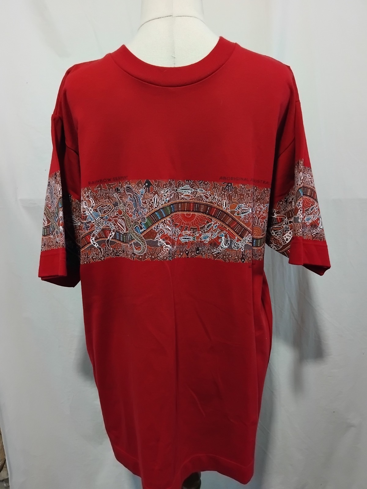 Vintage 90s Aboriginal Art Danny Eastwood T-Shirt Large