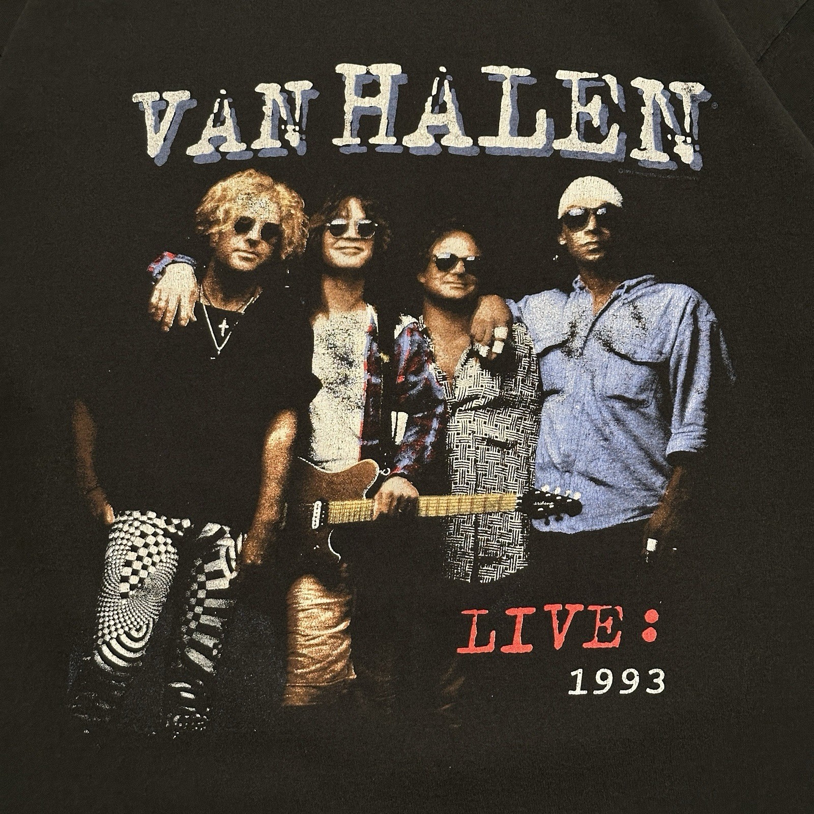 Vintage Van Halen Live: 1993 World Tour Single Stitch T-shirt