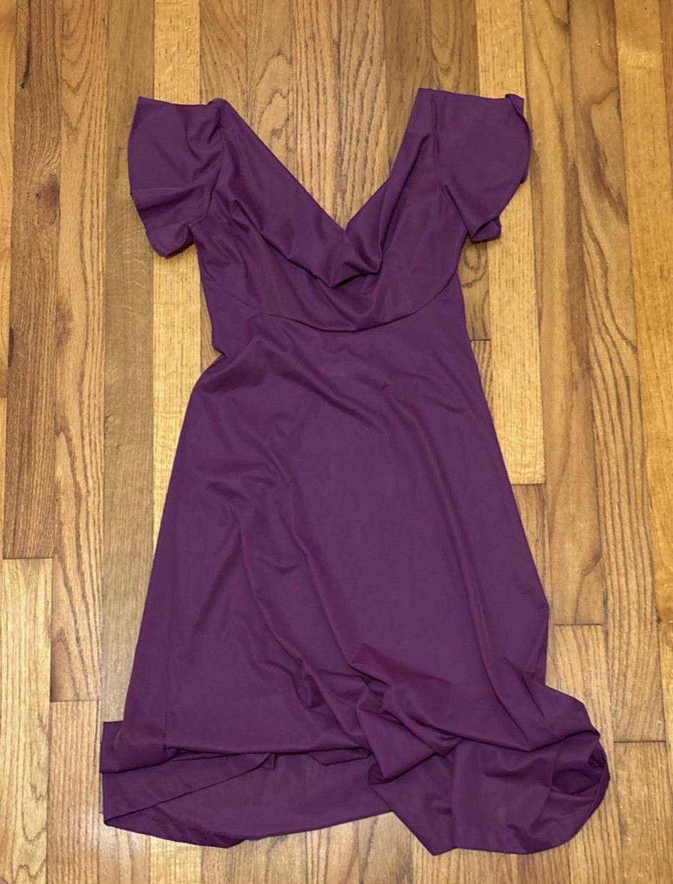 VINTAGE JOHN KLOSS FOR CIRCA COWL NECK NYLON SLIP DRESS SMALL