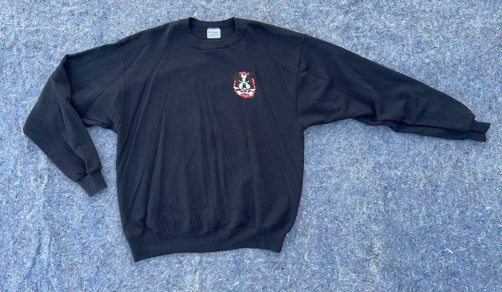 Powell Peralta Sweat Shirt 1980’s Vintage Sz X Large Hill Bulldog NOS SUPER RARE