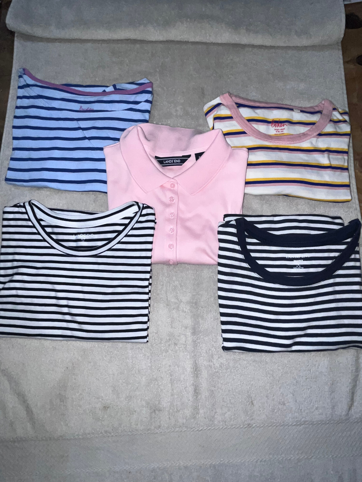 VTG Lot of 5 shirts – 2 Boden S/S Small & 3 Lands End S/S