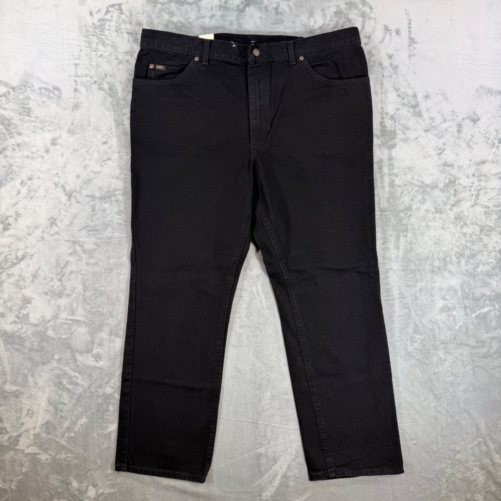 Vintage New Lee Regular Fit Jeans Men’s 42×30 Black Denim Pants