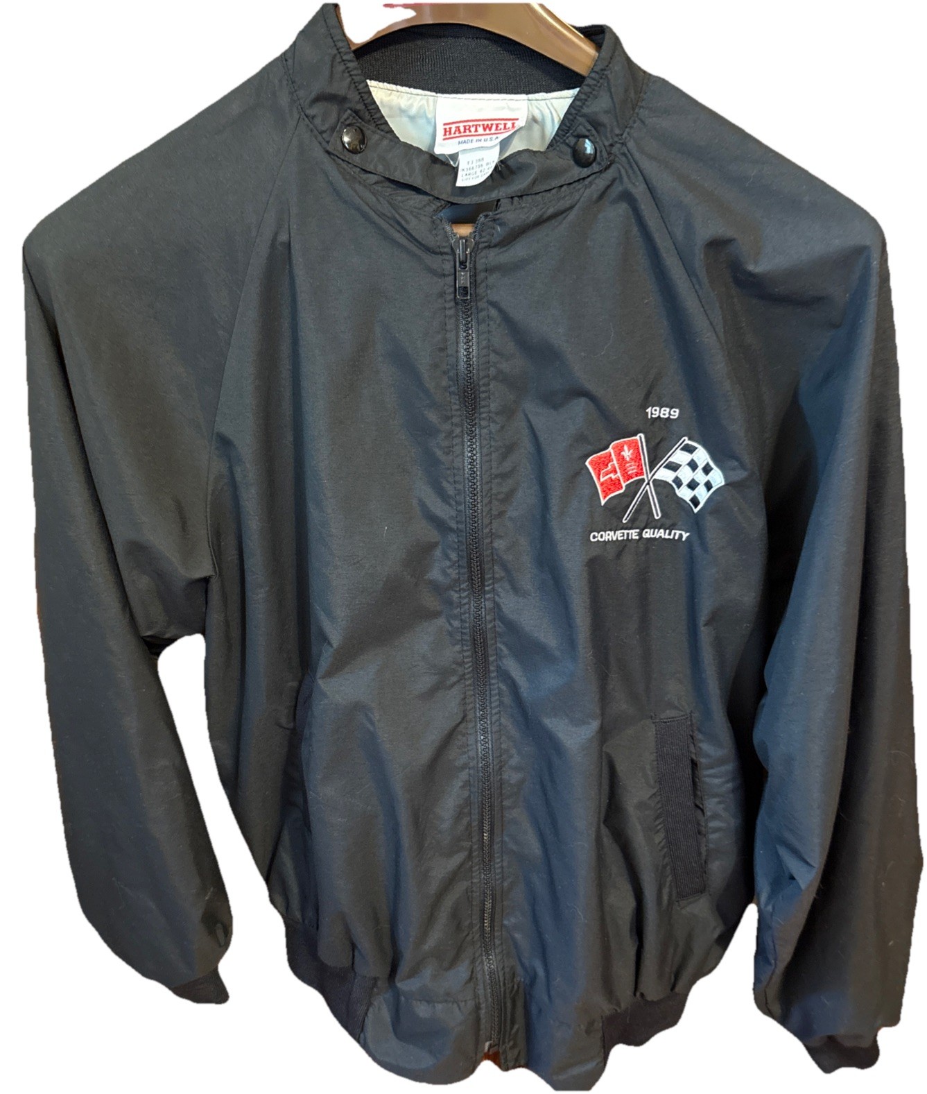 Corvette 1989 Windbreaker Jacket Large