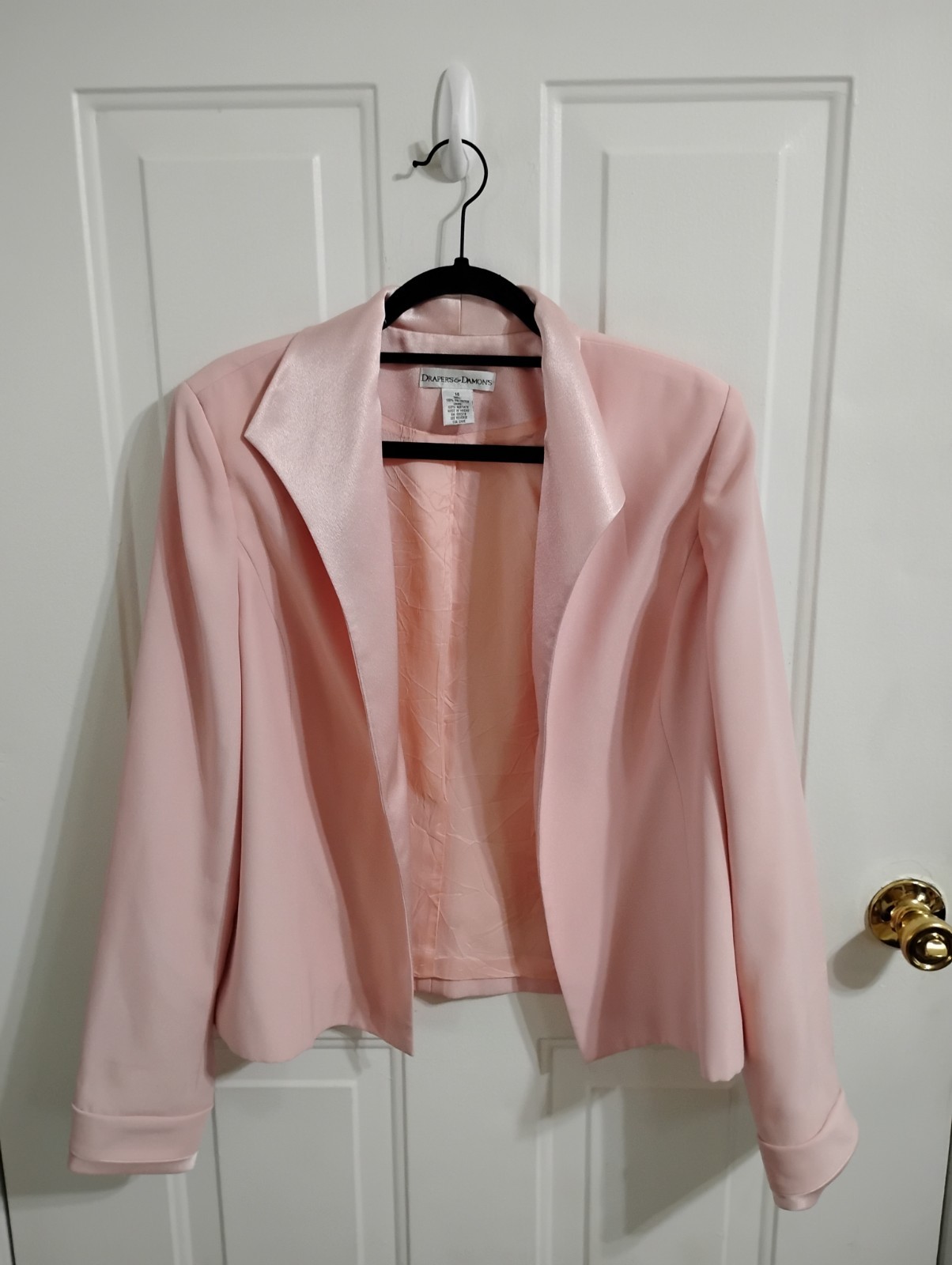 Women’s Size 14 Pink Drapers&Damon’s 2 Piece Skirt Suit (Blazer & Skirt