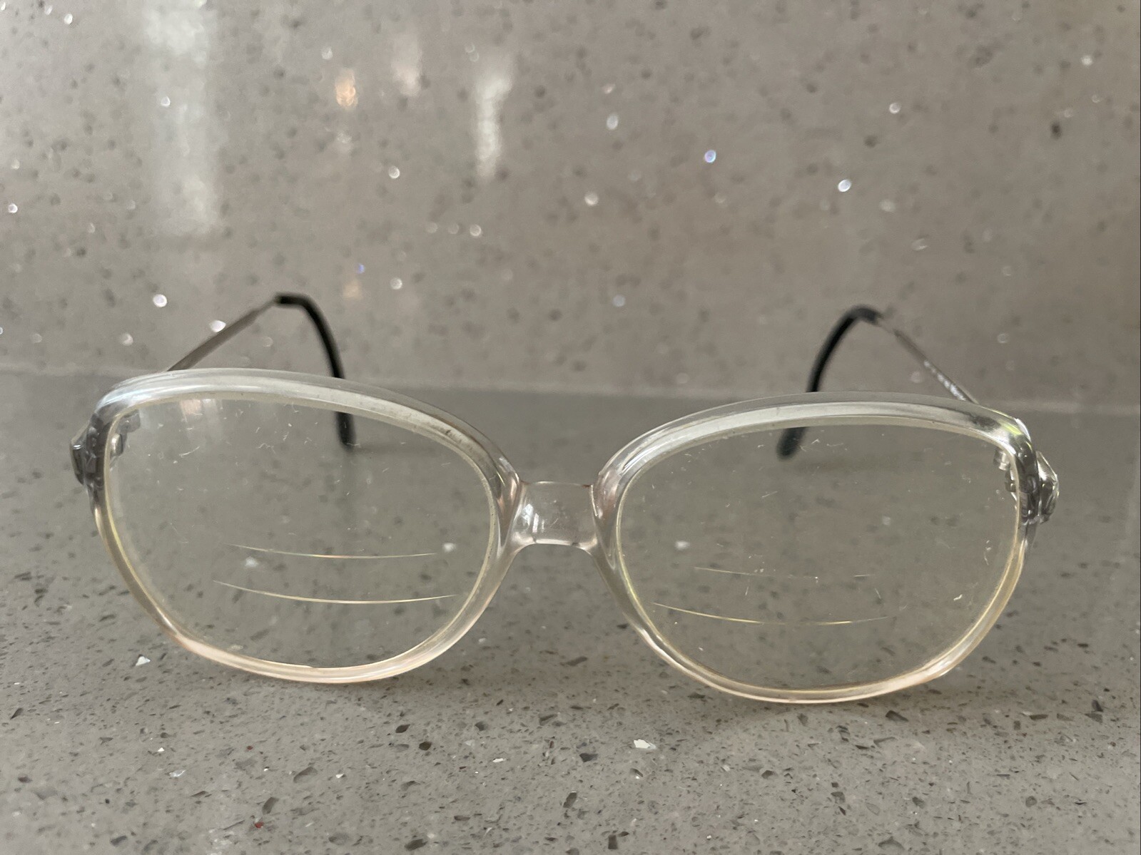 Vintage Marchon Marcolin Ashley 532 920 Eyeglasses Frames Only 135 Italy clear