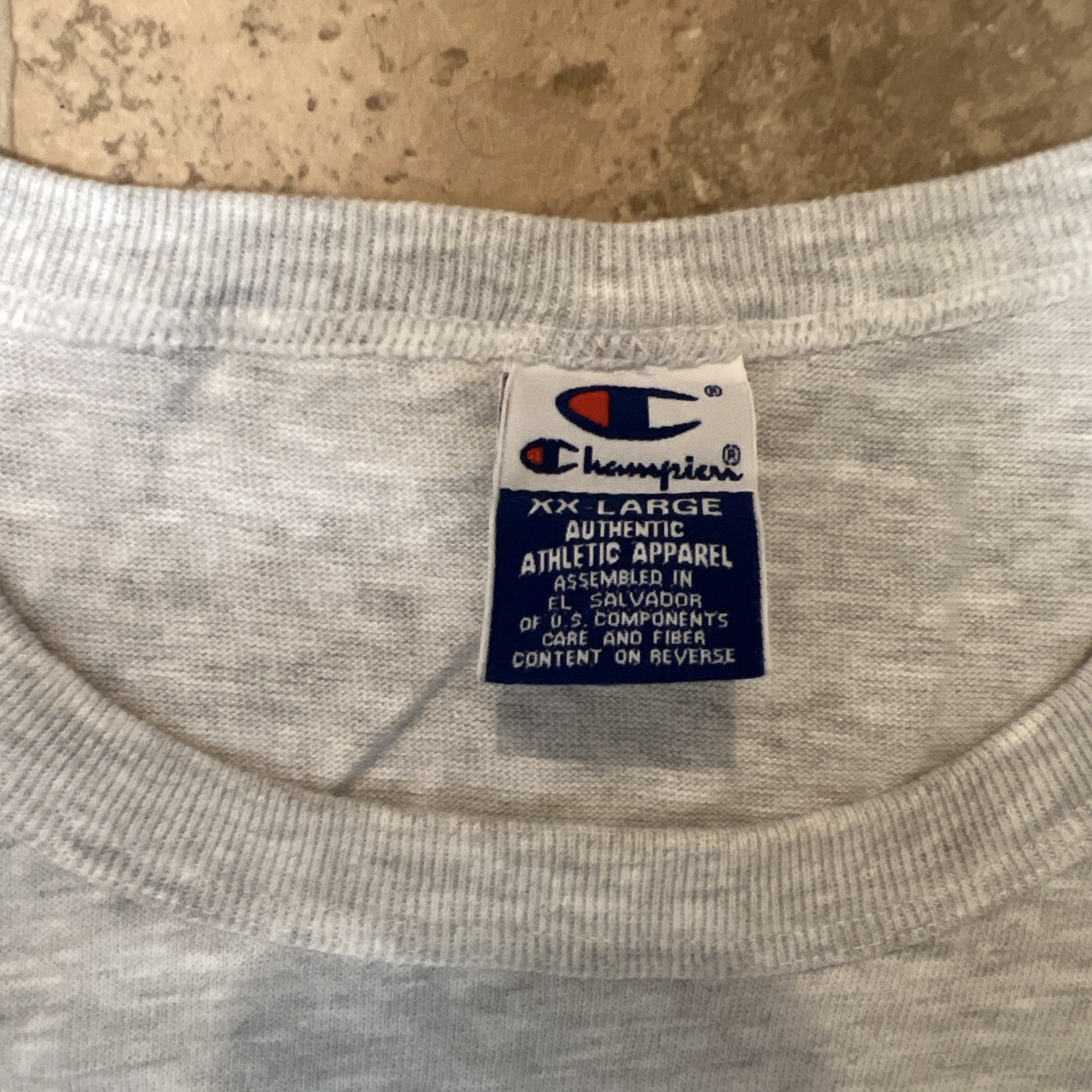 Vintage Champion New York Knicks NBA Basketball T-Shirt Mens XXL Gray Graphic