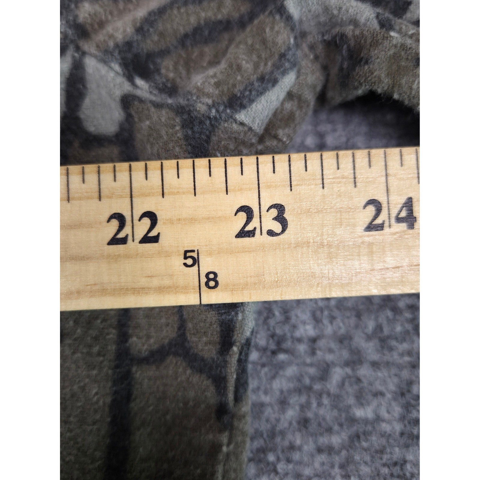 Vintage Winchester Trebark Camo Chamois Shirt Mens L 90s Hunting Button Up