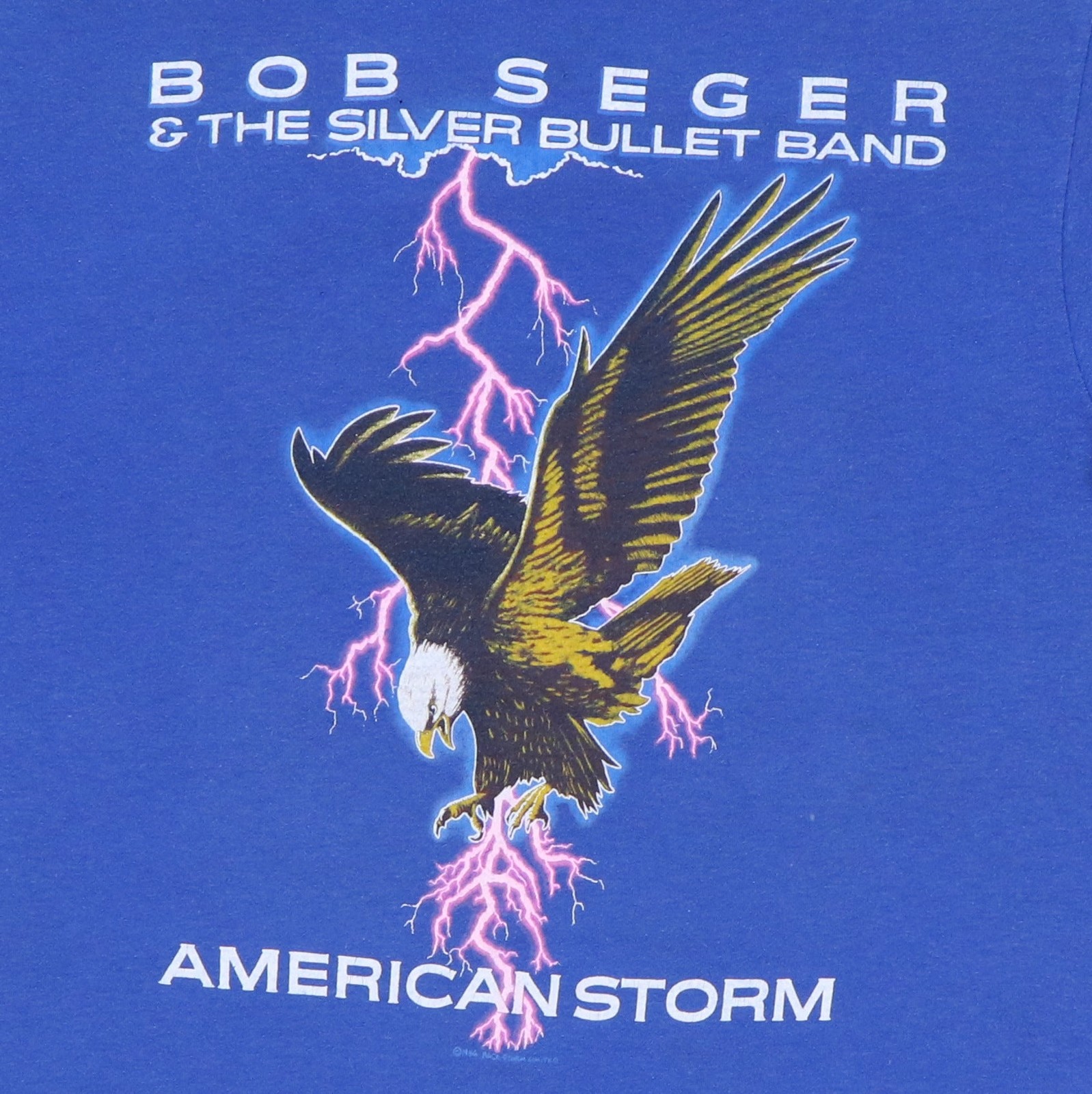 Original vintage 1986 Bob Seger & The Silver Bullet Band Tour Shirt