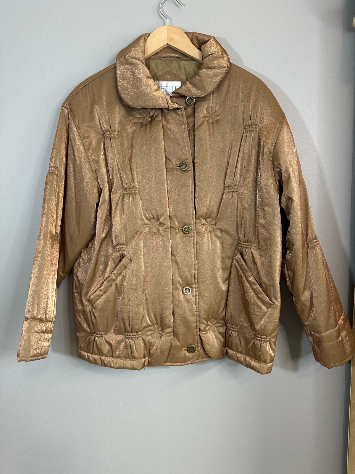 Vintage Petite Sophisticate Womens Medium Puffer Jacket Winter Coat Y2K 90s Ski