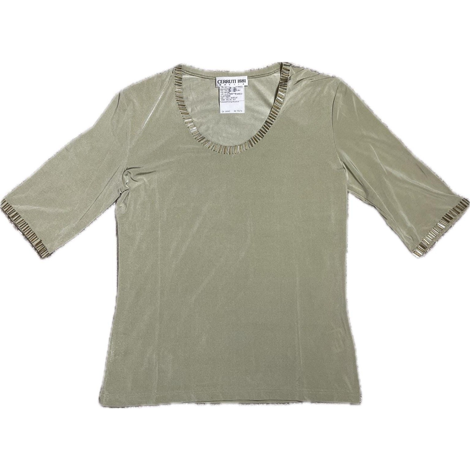 Vintage Cerruti 1881 Beaded Top FR 36 US 4 – Mint Condition Made in Italy 1999
