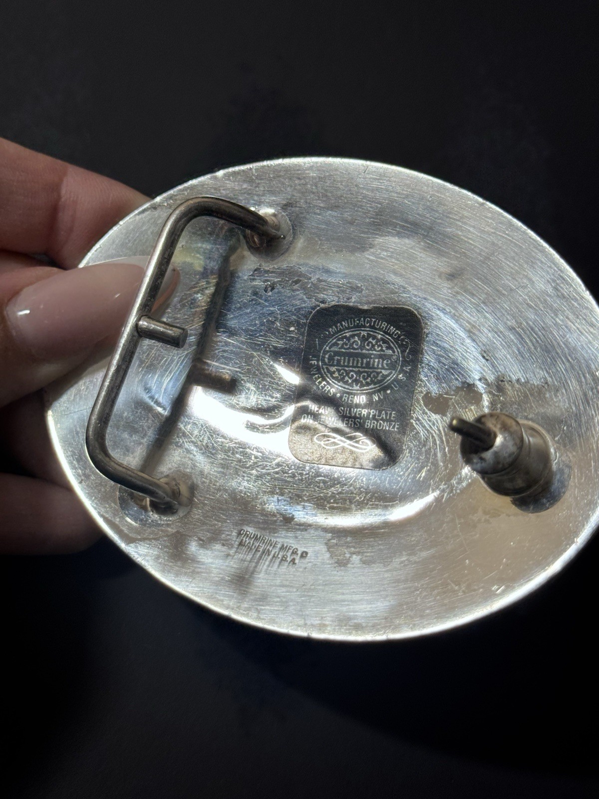 Vintage Crumrine Southwest Roadrunner Belt Buckle