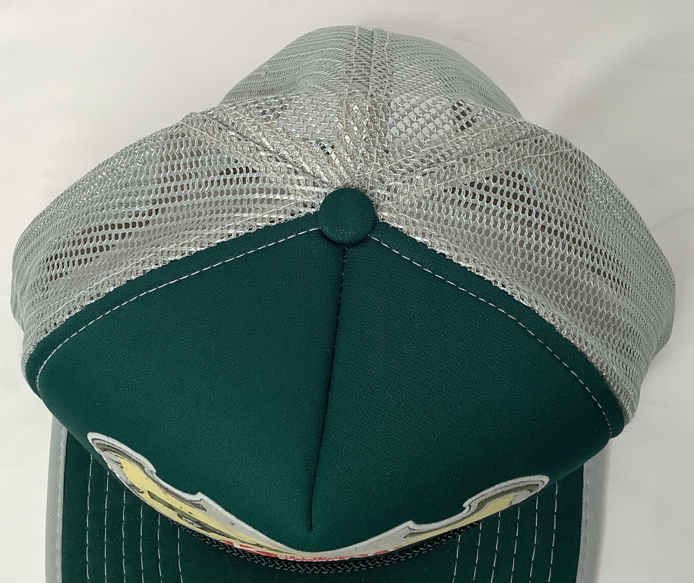 Vintage Kenworth 1928 Classics Tonkin Mesh Trucker SnapBack Hat Cap Green Grey
