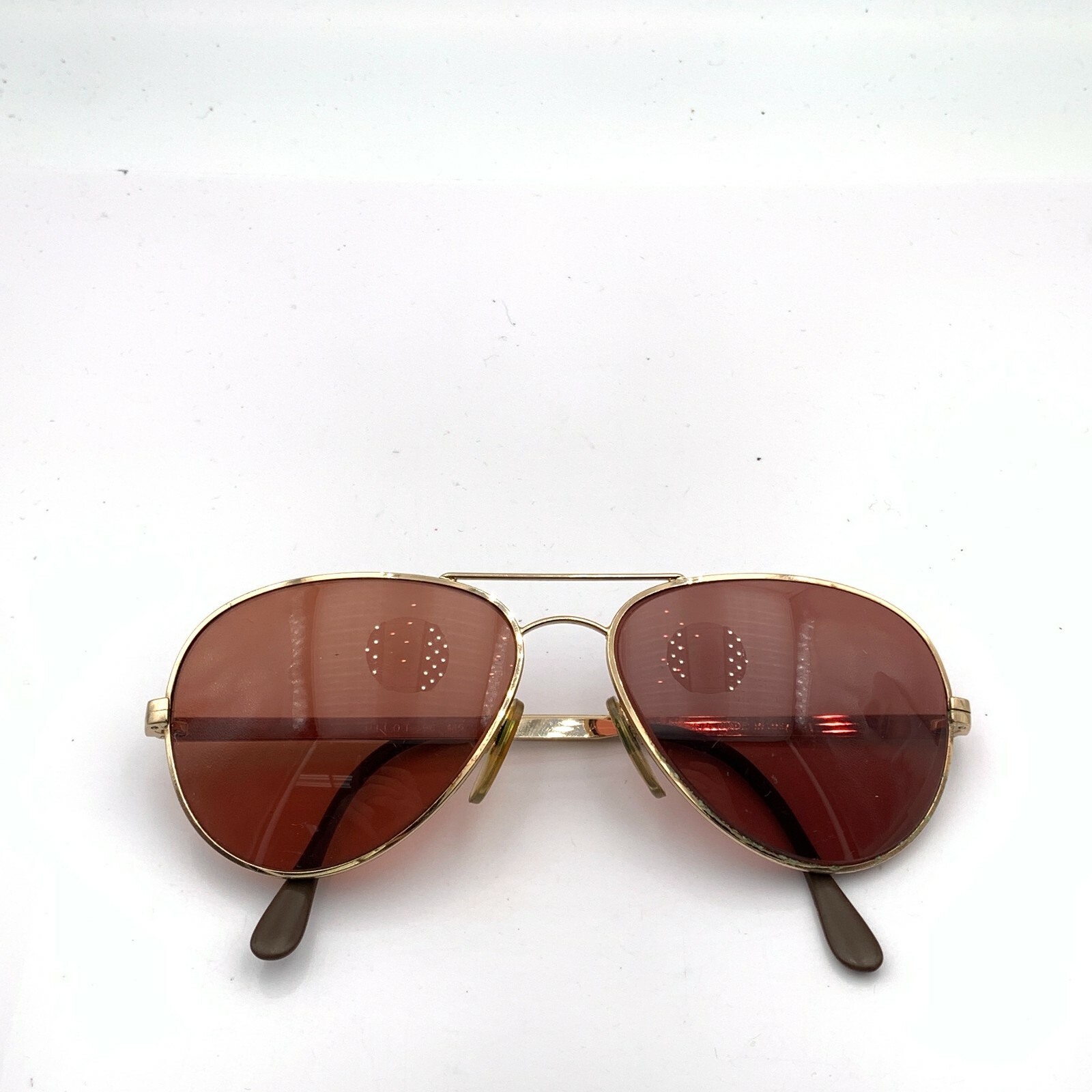 Vintage Cottet Pilot Gold Metal Pilot Sunglasses USA FRAMES ONLY