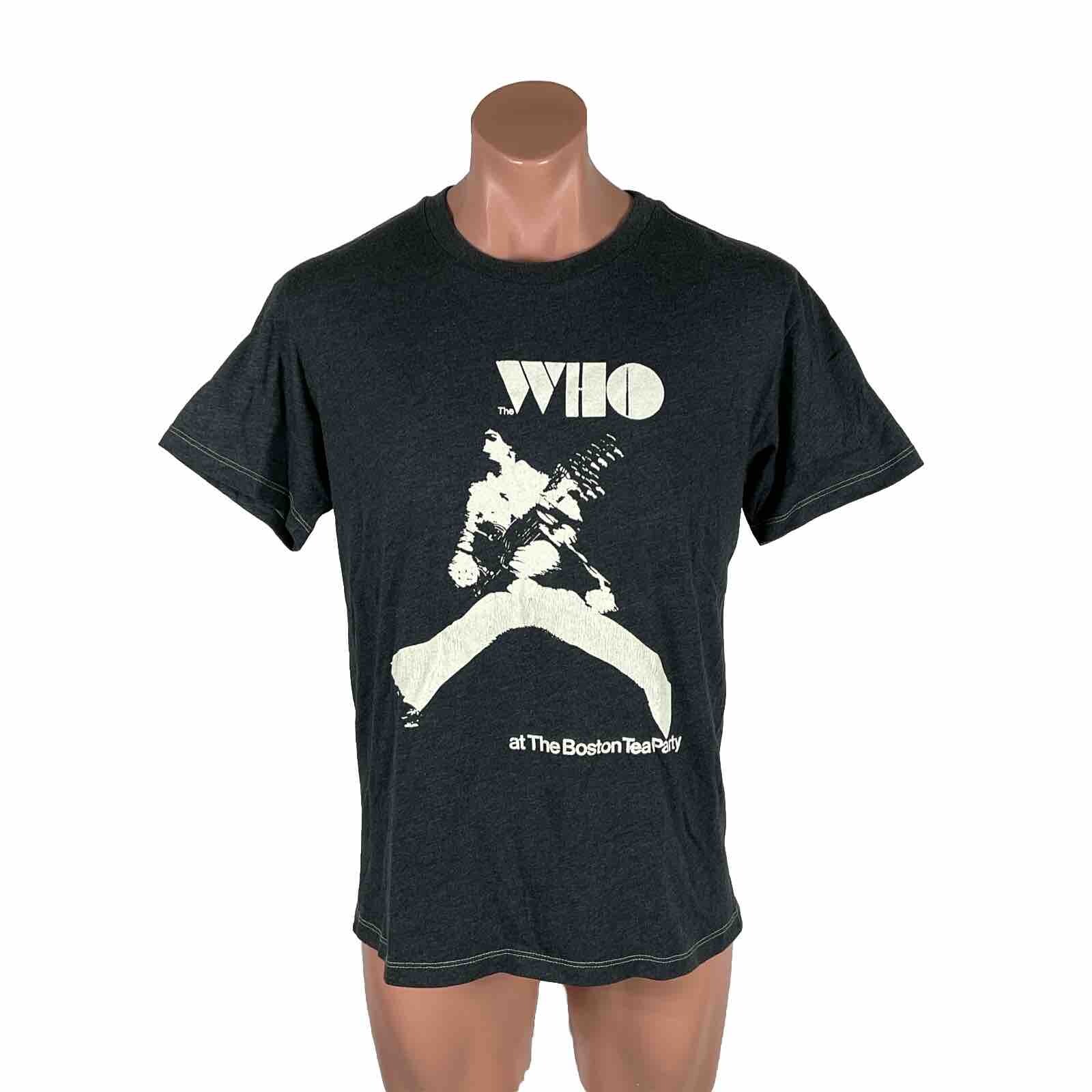 Vintage May 1969 THE WHO At The Boston Tea Party Concert Band Tee T Shirt Sz L