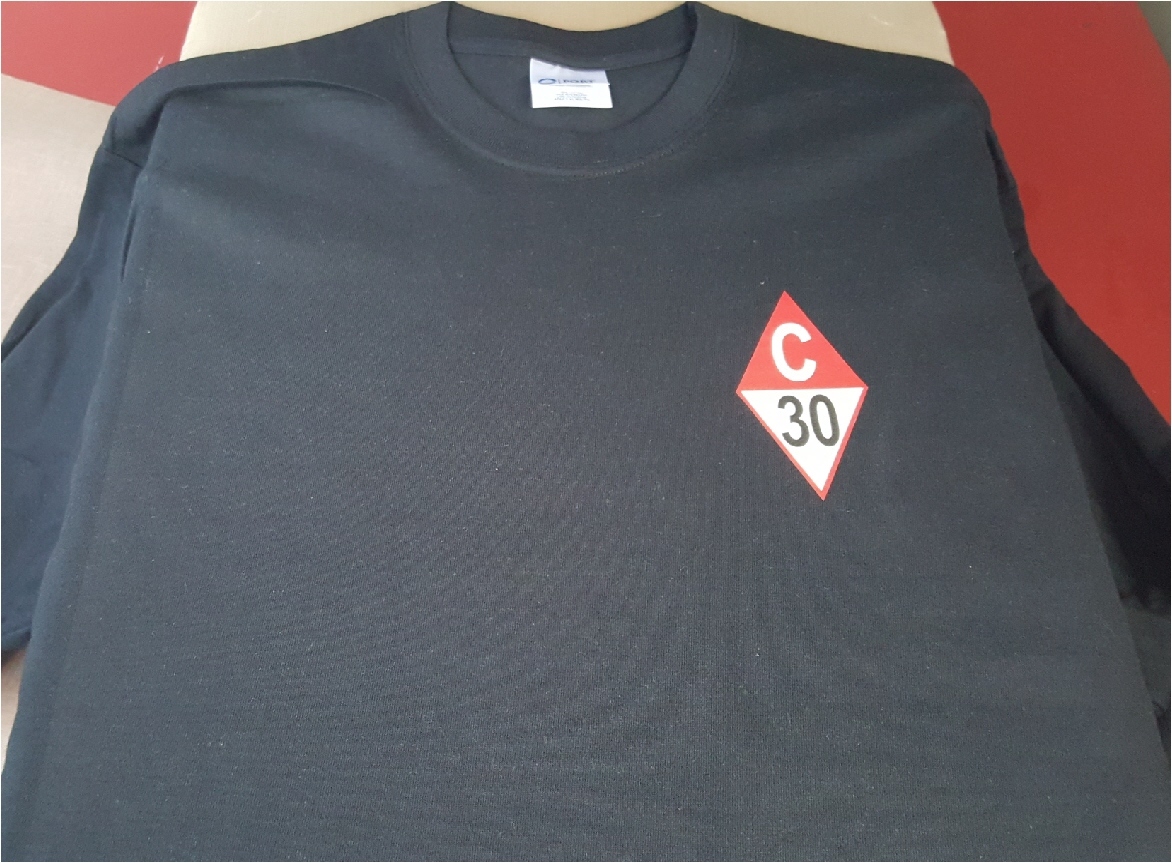 Catalina Sailboats Diamond Logo Black T-Shirt