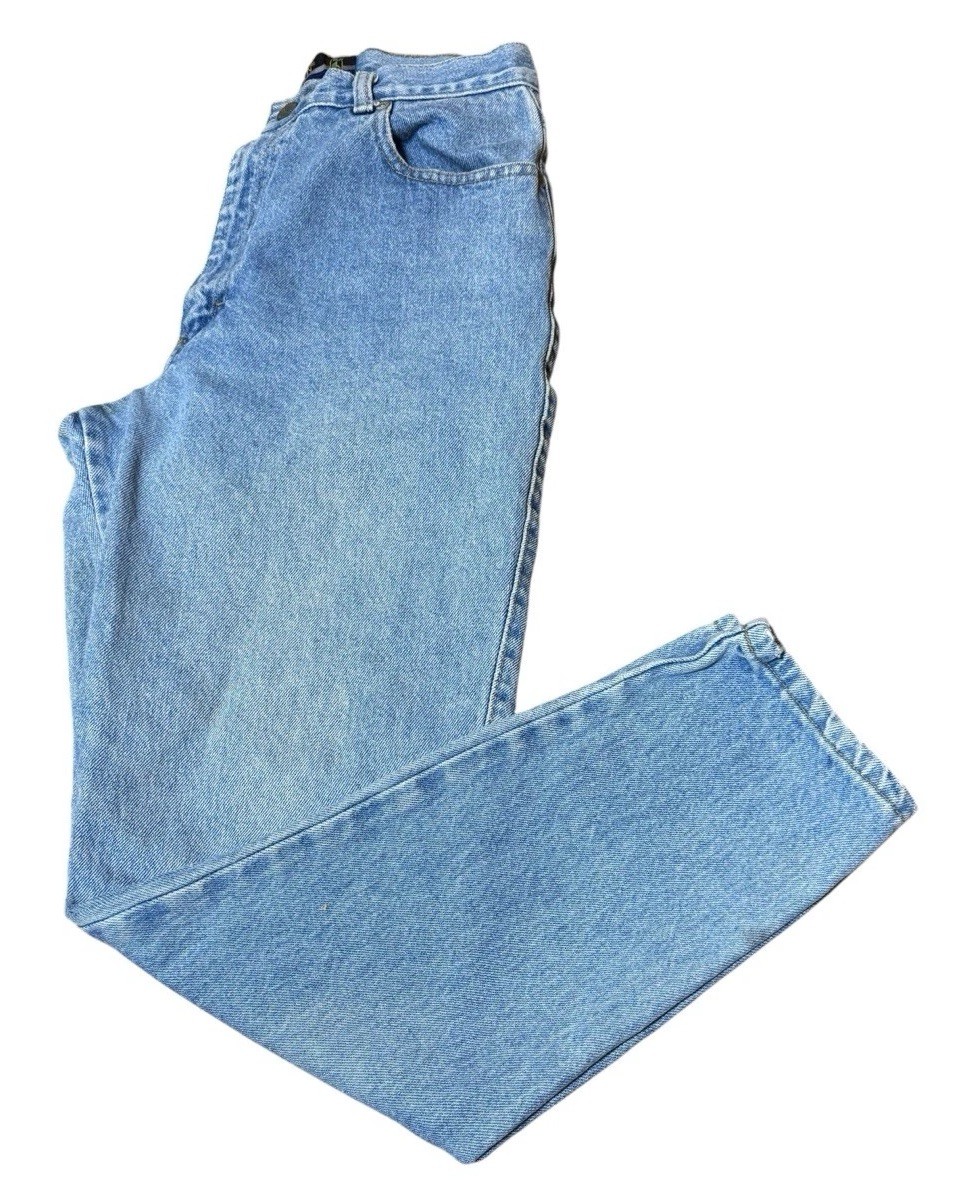 Vintage Sasson Jeans Womens 12 Light Wash Straight Leg Denim W26 I28