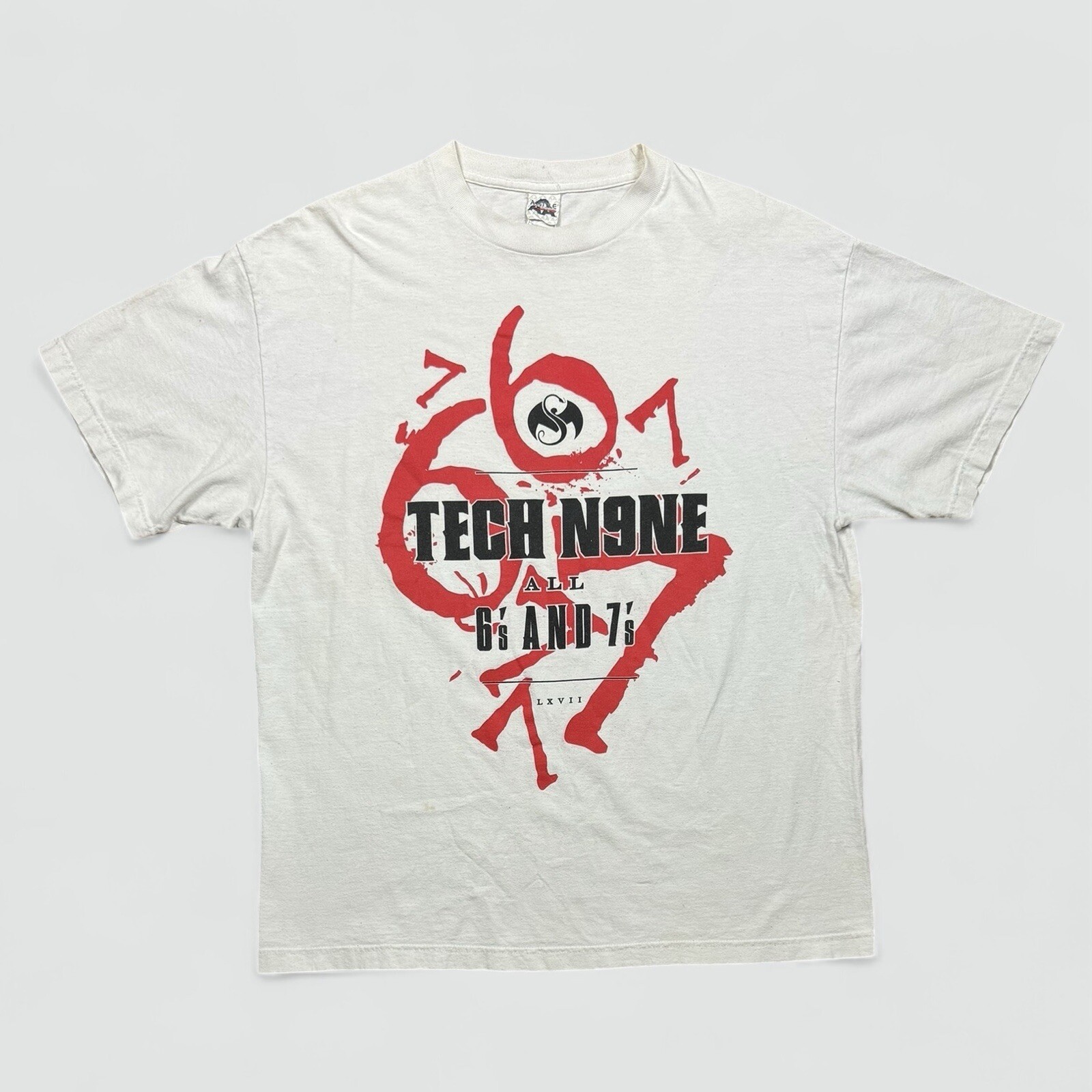vintage TECH N9NE All 6’s & 7’s shirt – XL Strange Music y2k / Tech 9 Nine rap