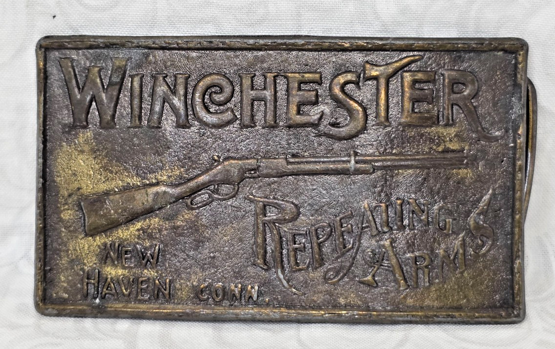 Vintage Belt Buckles Winchester Hummin Cummin Marlboro- your choice!